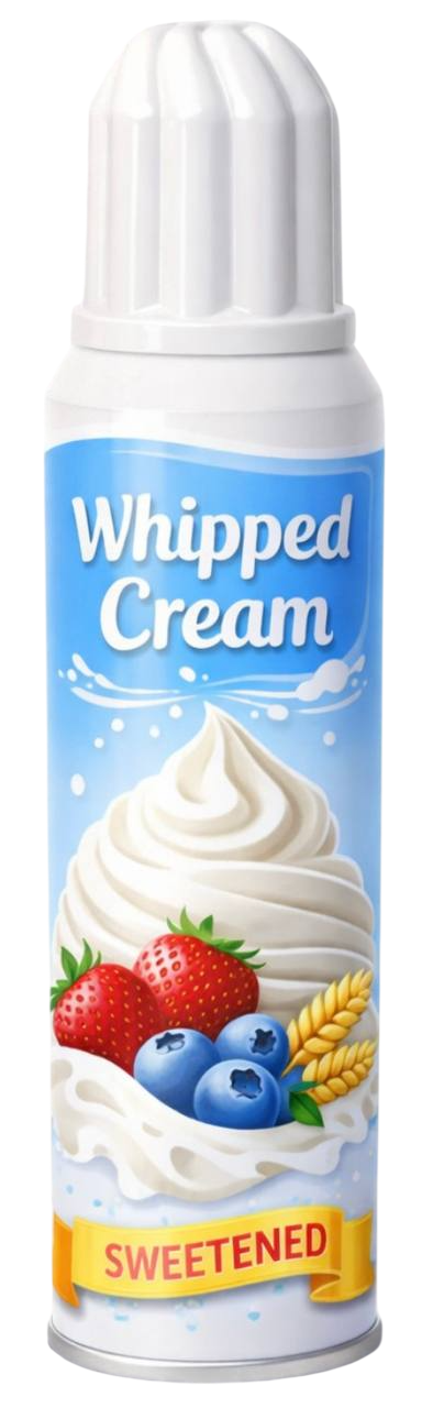 whipped cream