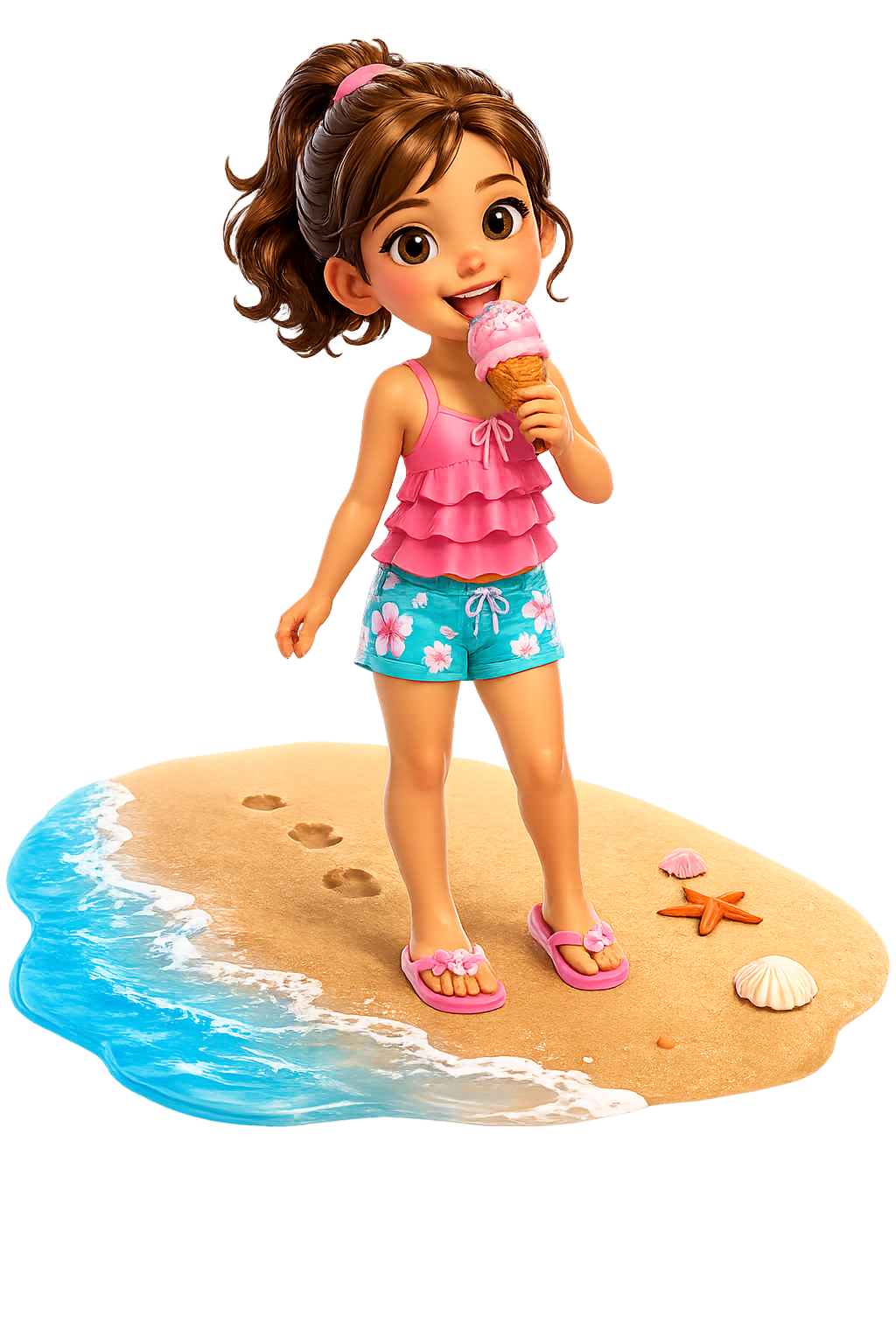 eat ice cream