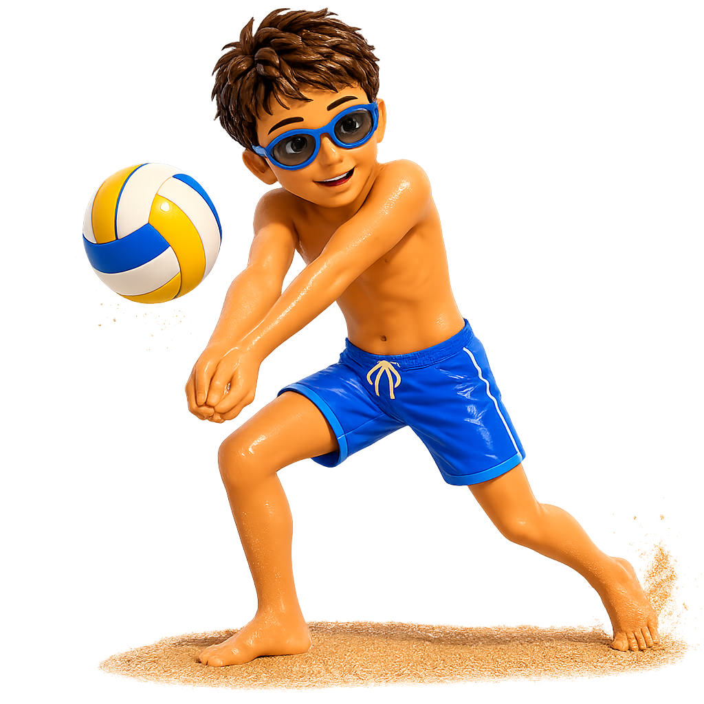 play volleyball